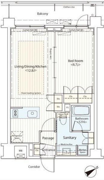 鶴見駅 徒歩10分 1階の物件間取画像