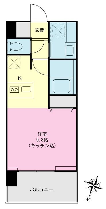 ウイングテラス京急川崎の物件間取画像