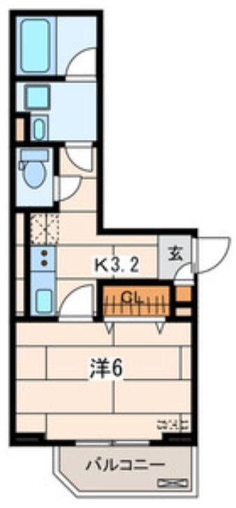 反町駅 徒歩6分 1階の物件間取画像