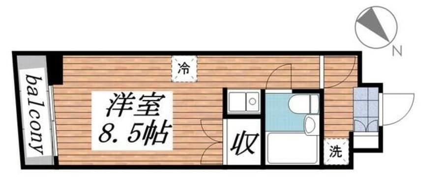 新横浜駅 徒歩8分 10階の物件間取画像