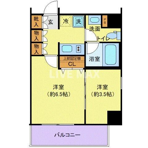 南砂町駅 徒歩8分 3階の物件間取画像