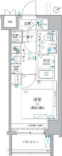 レアライズ川崎の物件間取画像