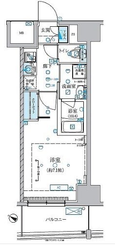 ベルシード横濱大通り公園の物件間取画像