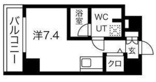 クラリッサ横浜ノワールの物件間取画像