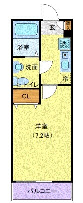 レジデンスウエスト相武台の物件間取画像