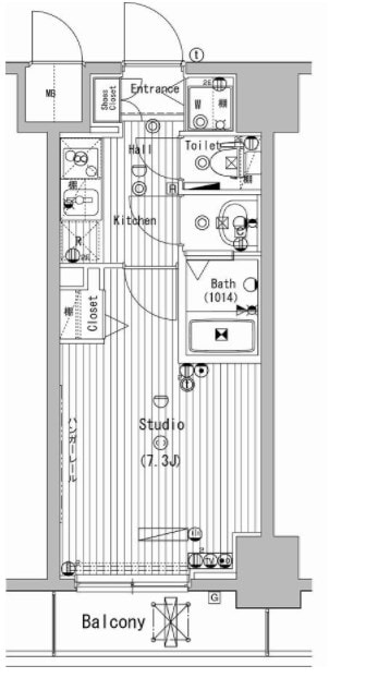 グランド・ガーラ横濱万世町の物件間取画像