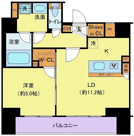 シーフォルム大森の物件間取画像