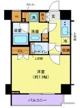 用賀駅 徒歩6分 7階の物件間取画像