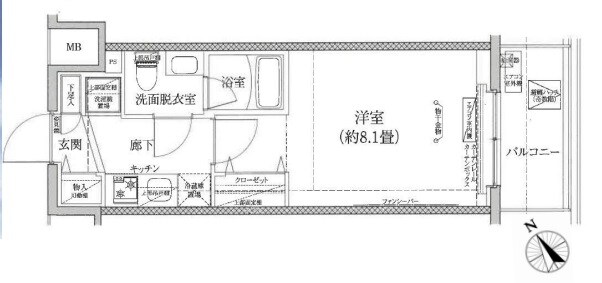 川崎駅 徒歩9分 3階の物件間取画像