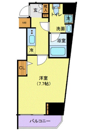 ガリシア中野弥生町の物件間取画像