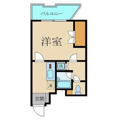 プレール東神田の物件間取画像