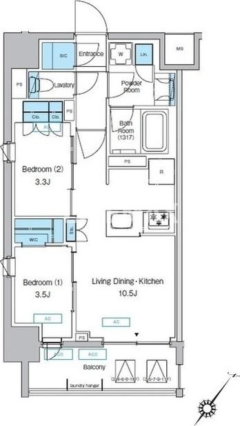 プレディアコート大森山王の物件間取画像