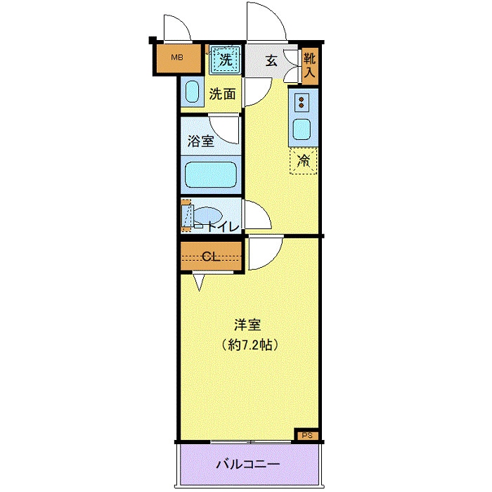 ウィリアGROWS高島平の物件間取画像