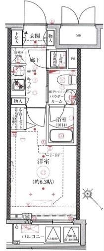 リヴシティ横濱関内の物件間取画像