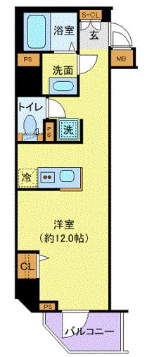 AZEST横濱大通り公園の物件間取画像