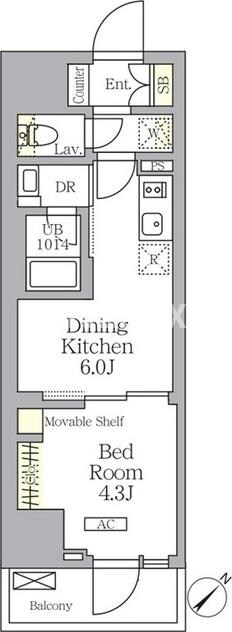 大森駅 徒歩5分 1階の物件間取画像