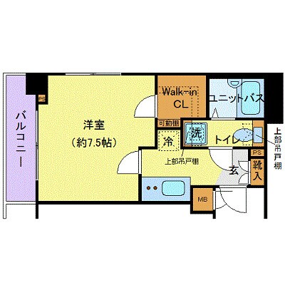 トーシンフェニックス新橋の物件間取画像