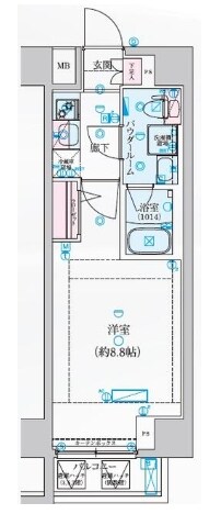 crostone川崎の物件間取画像