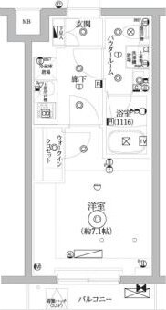 千鳥町駅 徒歩6分 1階の物件間取画像