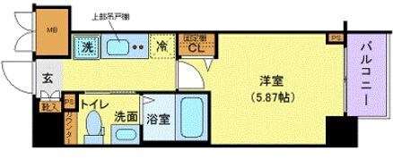 フェルクルールプレスト西横浜の物件間取画像