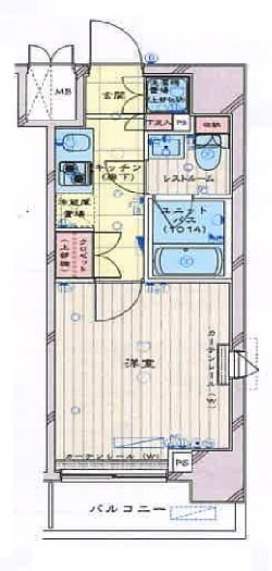 ルーブル川崎六番館の物件間取画像