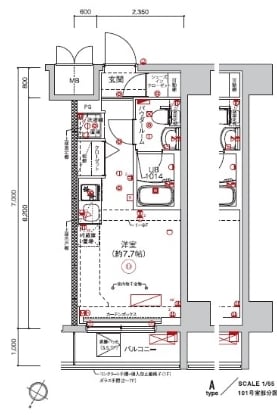 RELUXIA横濱西の物件間取画像