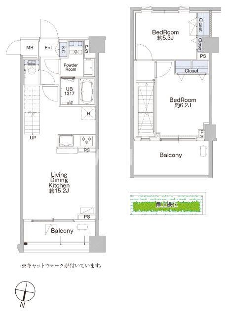 プロシード池上の物件間取画像