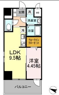 黄金町駅 徒歩5分 5階の物件間取画像