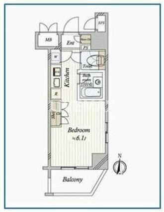 東京都港区西麻布２丁目マンション 10階の物件間取画像