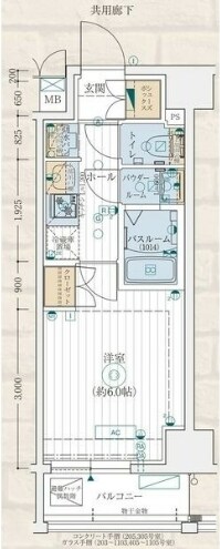 エステムコート横濱大通り公園の物件間取画像