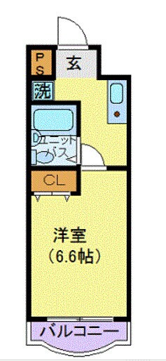 コスモリード溝の口の物件間取画像