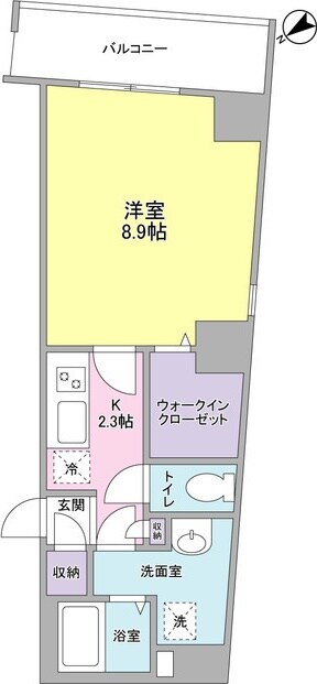 梅屋敷駅 徒歩3分 6階の物件間取画像