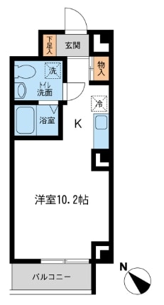 ＪＭＦレジデンス新横浜　旧RJRプレシア新横浜の物件間取画像