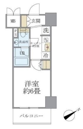 川崎駅 徒歩13分 3階の物件間取画像