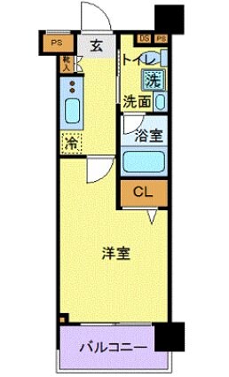 スカイコート川崎西口第2の物件間取画像