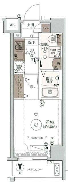 横浜駅 徒歩13分 2階の物件間取画像