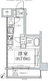 クラリッサ川崎グランデの物件間取画像