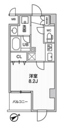 ＴＨＥ　ＰＡＬＭＳ　ＹＯＫＯＨＡＭＡ　ＩＳＯＧＯの物件間取画像