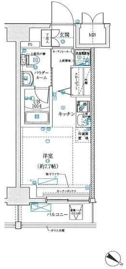 八丁畷駅 徒歩3分 5階の物件間取画像