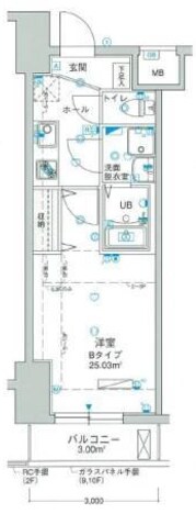 グランリーヴェル川崎ウエストの物件間取画像