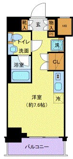 阪東橋駅 徒歩5分 5階の物件間取画像