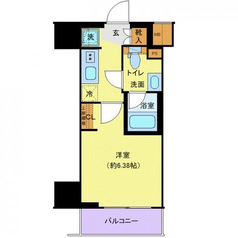 西川口駅 徒歩4分 5階の物件間取画像