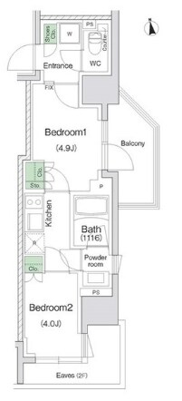 スタイリオ川崎の物件間取画像