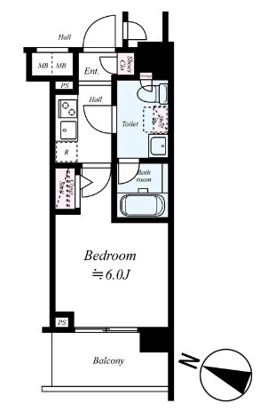 メインステージ川崎ウエストの物件間取画像