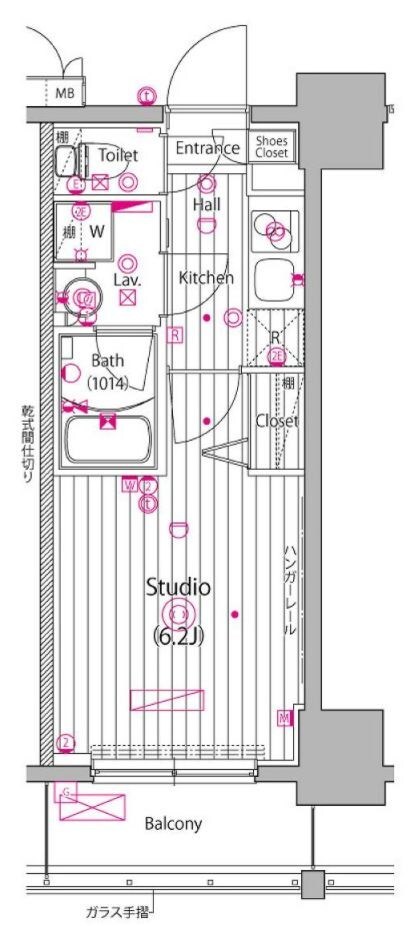 川崎駅 徒歩13分 11階の物件間取画像