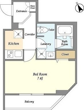 馬込駅 徒歩6分 2階の物件間取画像