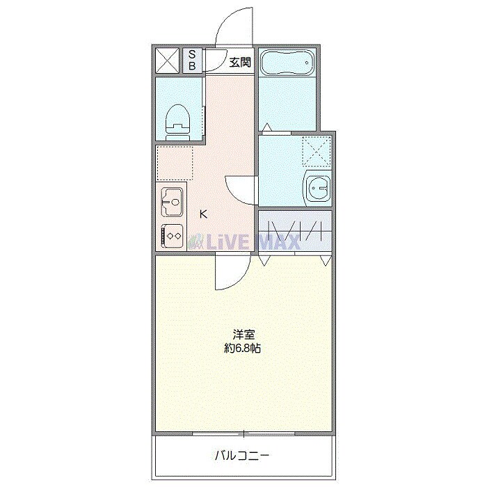 リトルネスト福生の物件間取画像