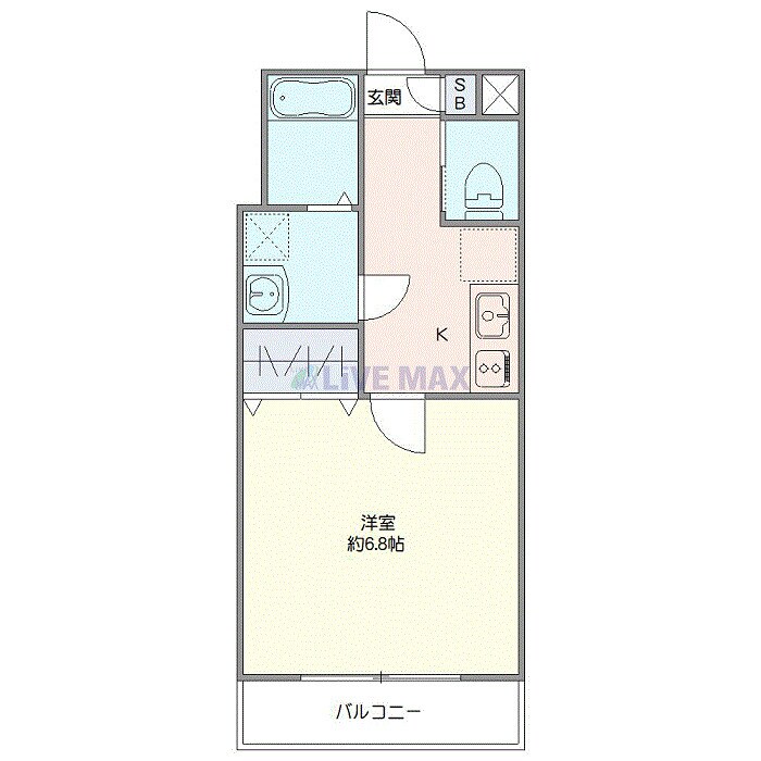 リトルネスト福生の物件間取画像