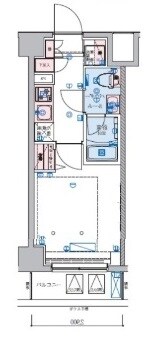 リヴシティ横濱石川町の物件間取画像