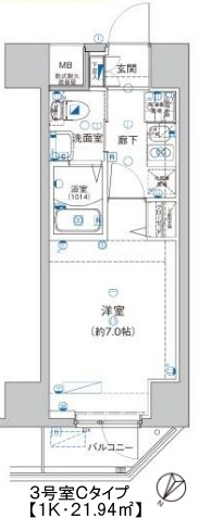 グランリーヴェル横濱ＮＯＥＬの物件間取画像